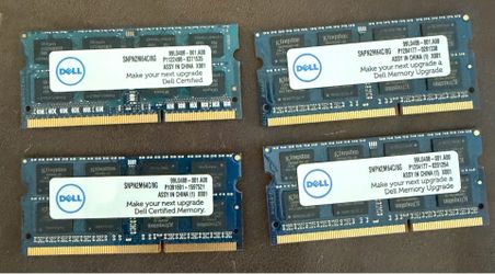 32GB KIt Dell SNPN2M64C/8G 8GB 2Rx8 PC3L-12800 DDR3 SODIMM Laptop RAM Memory