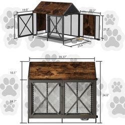 Furniture Style Indoor Dog Crate 