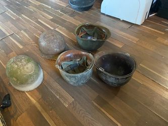 WWII or Vietnam helmets