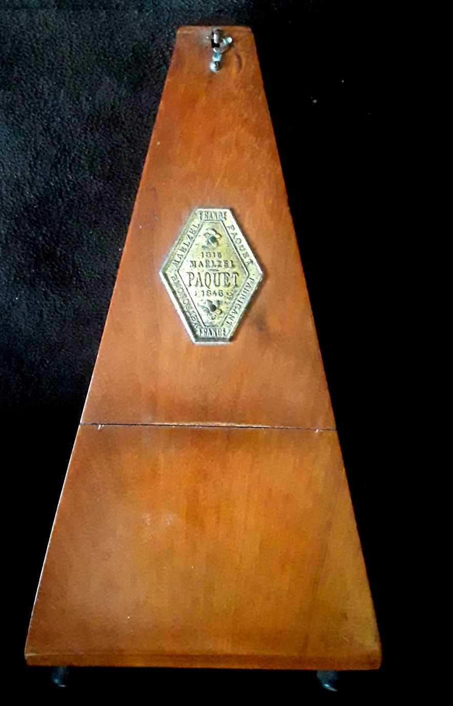 Antique Metronome by Paquet de Maelzel - Made in France C. Early 1900s