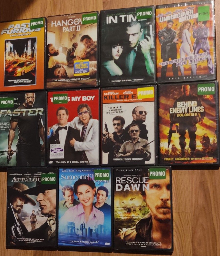Brand New Sealed DVDs