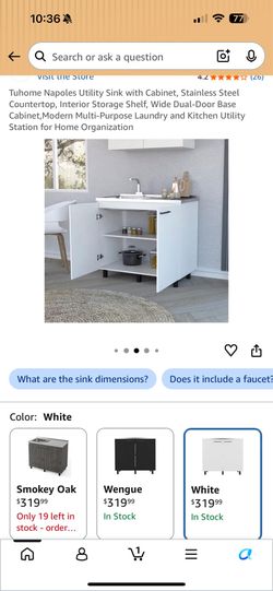 Utility/laundry sink