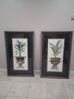 Set Of Elegant Botanical wall art