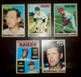 1970 Rookie Baseball Cards