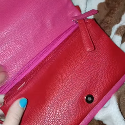 Dana Buchman Hot pink crossbody bag
