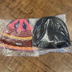 Supreme FW 25’ Week 3 Diamond Beanie Multicolor & Black 