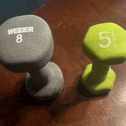Neoprene Dumbbells  5/8#