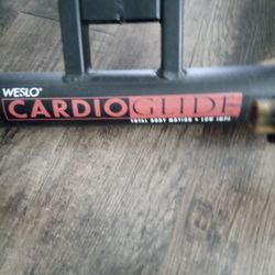 Weslo cardio. Glide  exercise machine