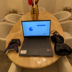 HP Victus Gaming Laptop Bundle – Ryzen 5 / Radeon Graphics / 144Hz Display + 3 Controllers