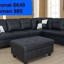 Free Delivery—Brand new sectional sofa couch 