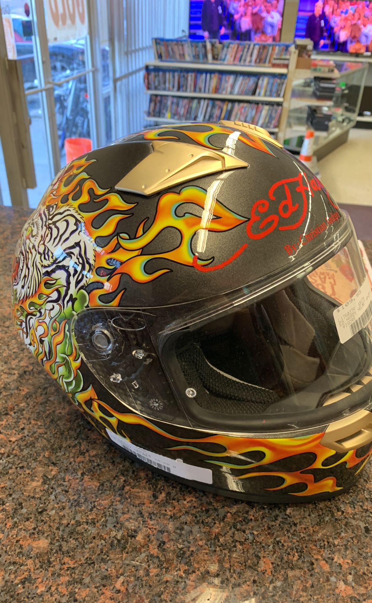 Ed hardy motorcycle helmet