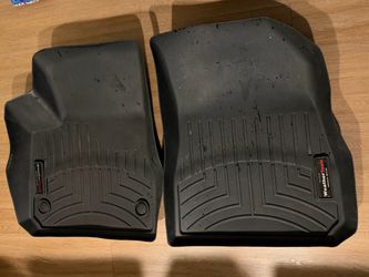Used Weathertech Floor Liner for 2017 Chevy Malibu First & Second Row - Black
