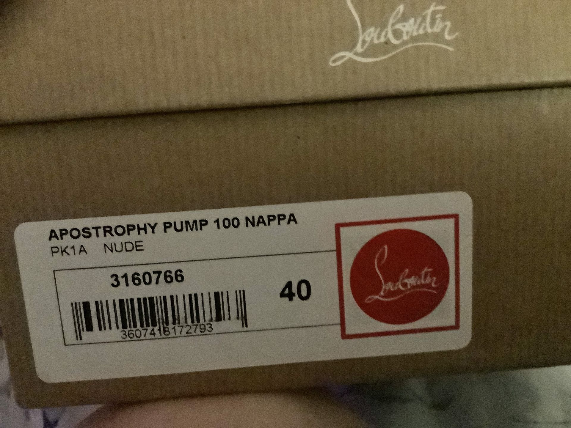 👠Christian Louboutin - Apostrophy Pump 100 Nappa heels *NIB*