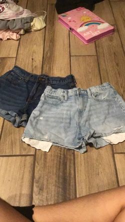 SIZE 16 Girls Old Navy high rise jean shorts