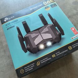 TP-Link AXE16000 Quad-Band WiFi 6E Router (Archer AXE300)