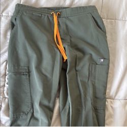 Olive Green Figs Pants 