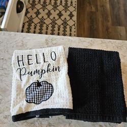 Hello Pumpkin Towel Set/kitchen 
