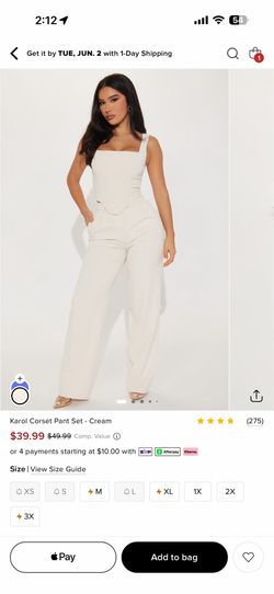 Fashion Nova 2 piece set