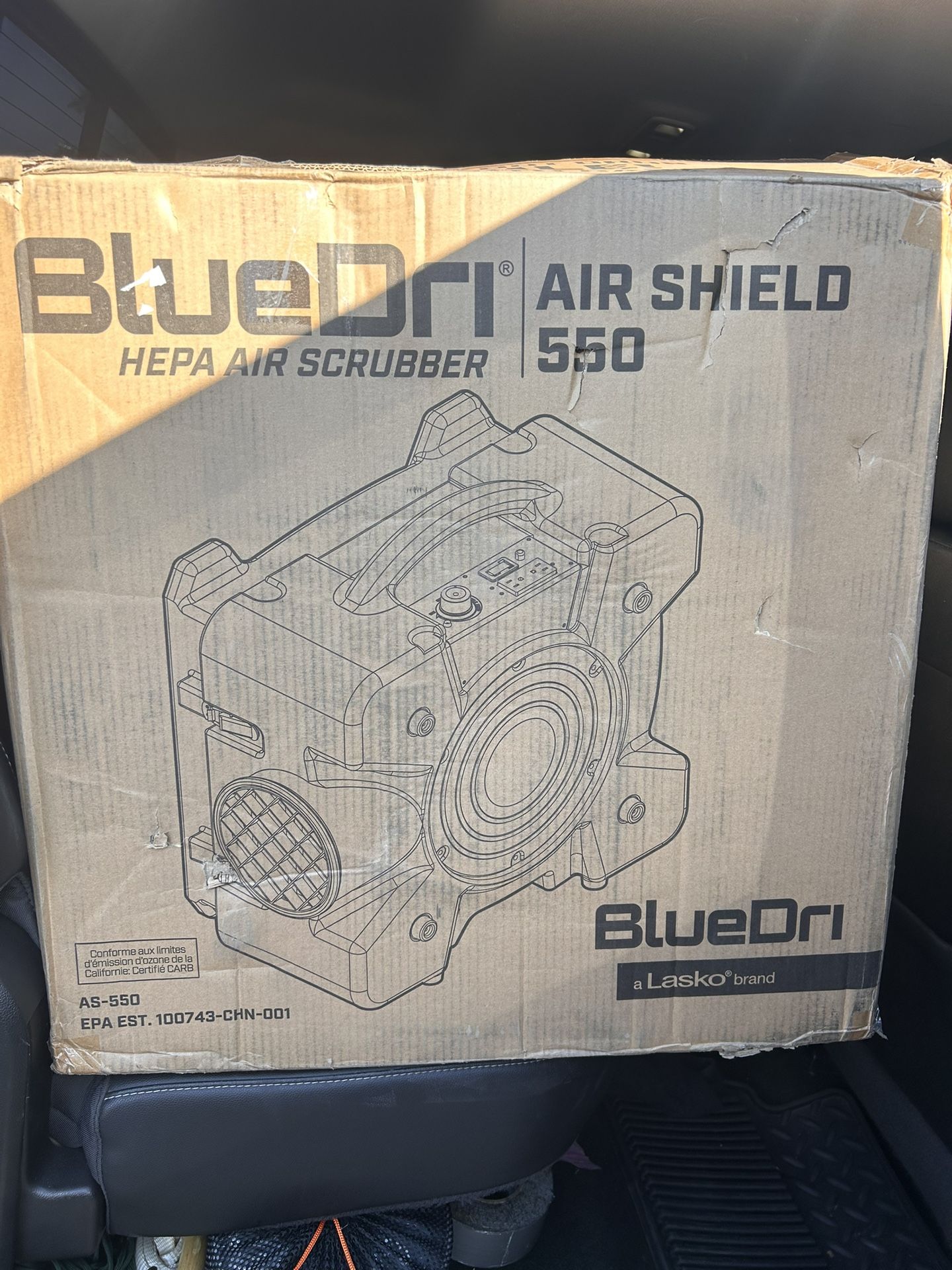 New BlueDri HEPA Air Scrubber Cleaner Purifier