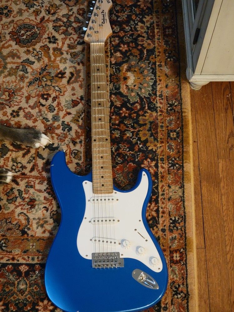 Blue Electric Guitar By Hohner