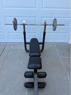 Free bench press very used