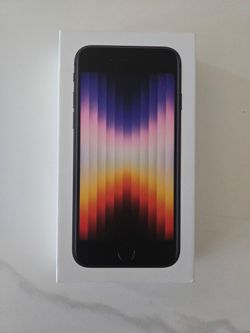 Apple iPhone SE 3rd Gen, Black - Total Wireless - NEW SEALED