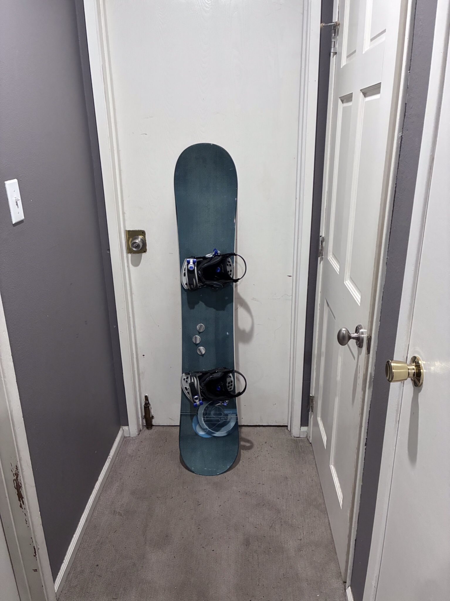 Snowboard with Bindings - Size 153cm