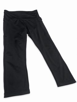 Black Flare Yoga Pants with Side Pockets