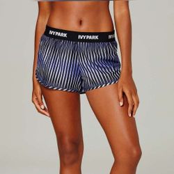 Ivy Park Print Runner Shorts Medium 