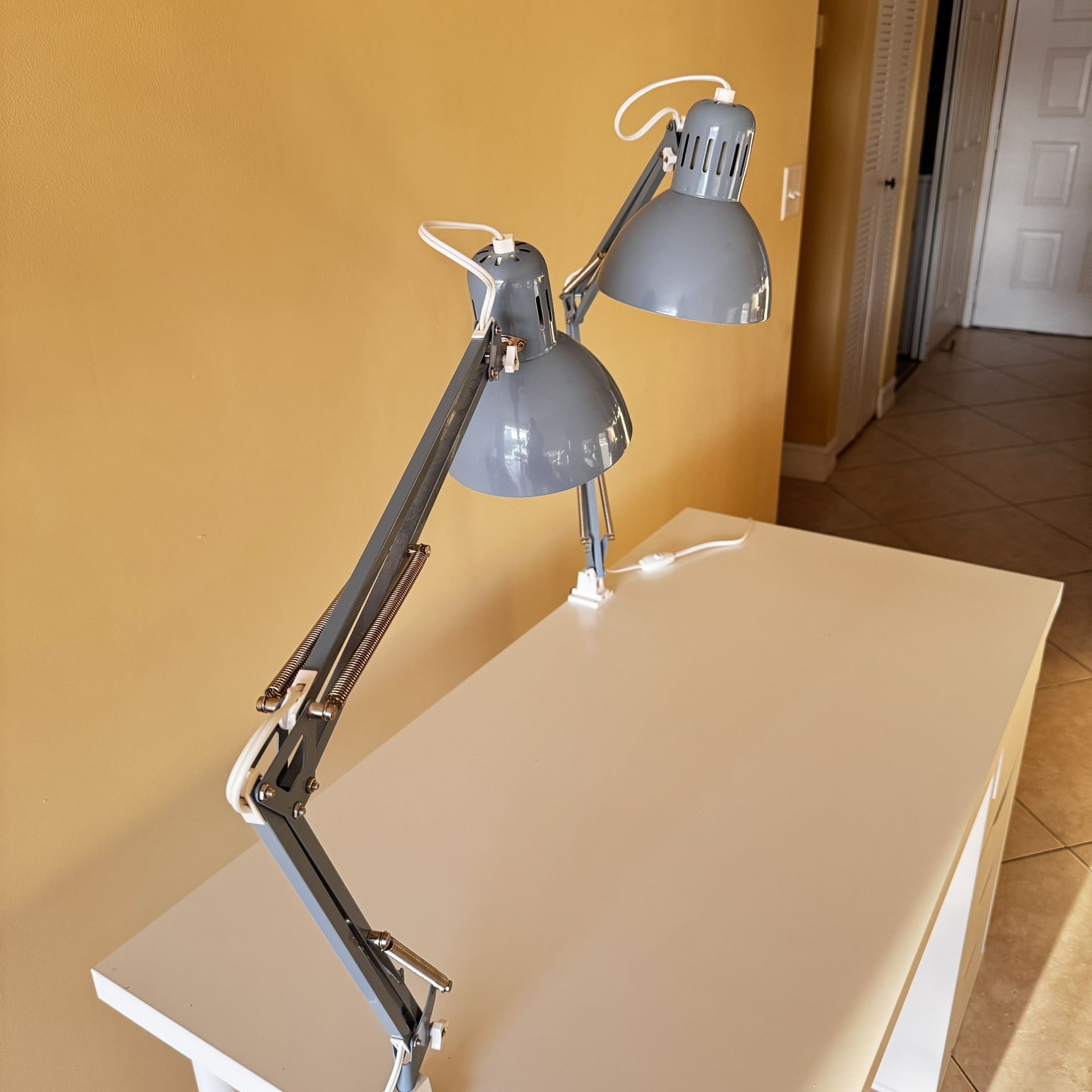 Set of 2 IKEA TERTIAL lamps, both in perfect working condition.