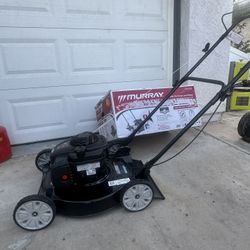 Murray 20 in. 125 cc Briggs & Stratton Walk Behind Gas Push Lawn Mower with 4 Wheel Height Adjustment and Prime 'N Pull Start