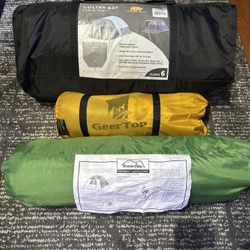 3 Camping Tents — Individually Priced