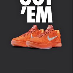Kobe VI Protro Orange Crush