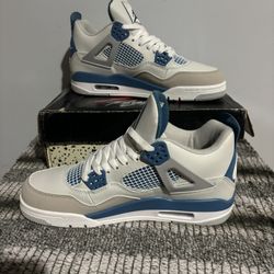 Military Blue Jordan 4s - Size 9.5 Men’s Shoes