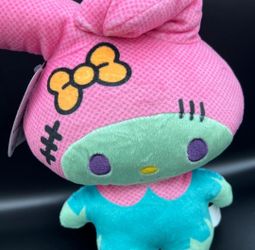 NWT Hello Kitty and Friends Halloween My Melody Frankenstein 8" Plush