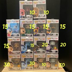 The umbrella Academy funkos 