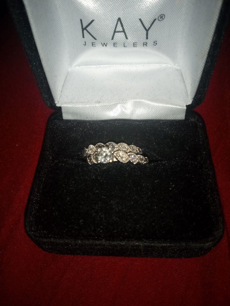 Kay Jewelers  Diamond Wedding Ring Set