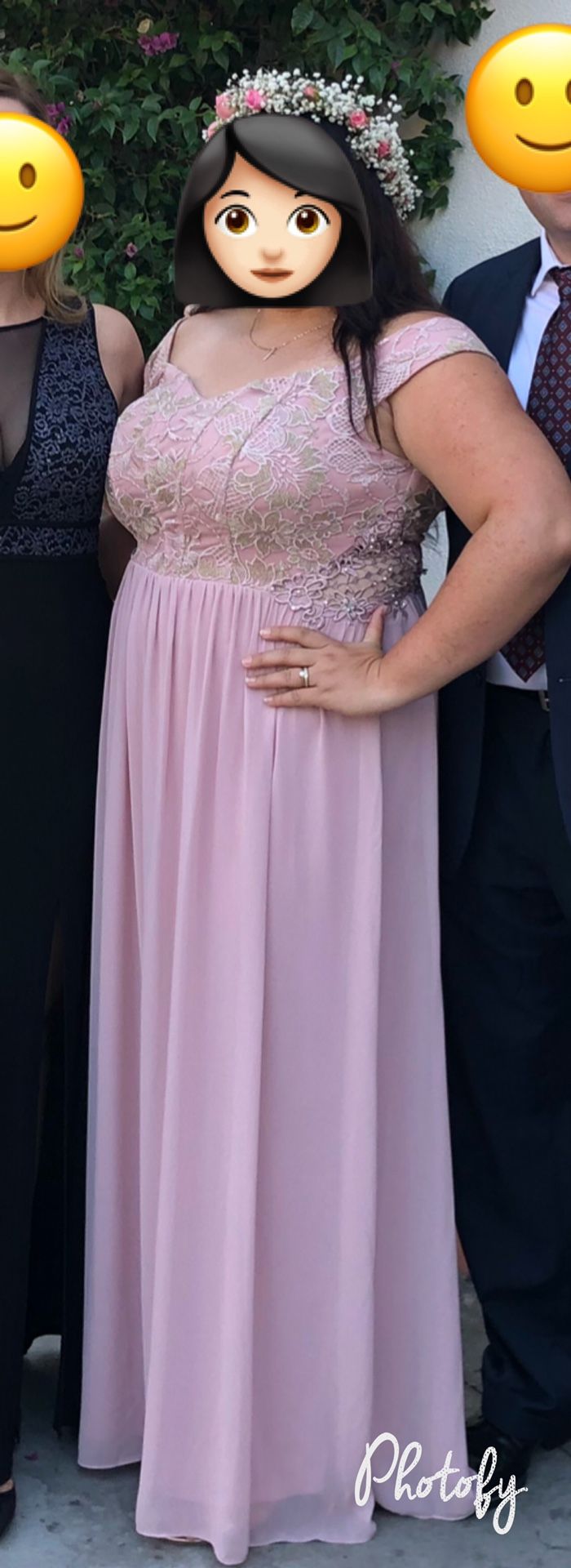 David’s Bridal Blush / Pink / Bridesmaid dress