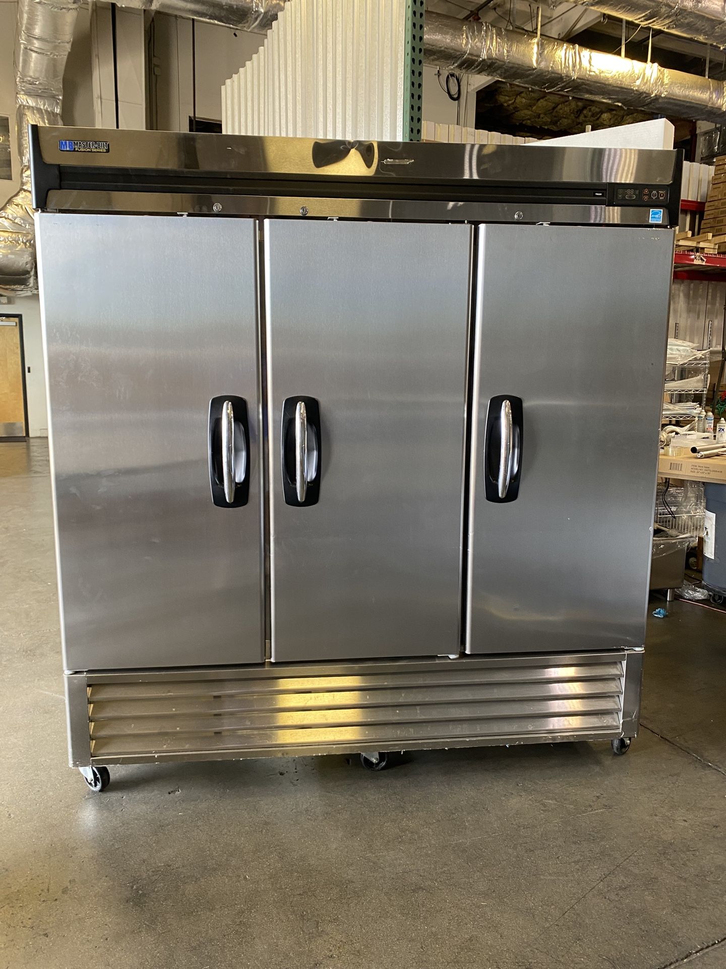 Stainless steel 3 Door Commercial Freezer for restaurants