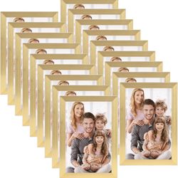 Multi 4x6 Frames Set: The 18 pack 4x6 picture frame bulk is ideal for framing standard 4x6 inches family photos, pictures, art, prints and helps to fu