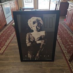 Marilyn Monroe  framed poster