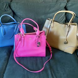 Katespade, Coach And Michel Kors, 