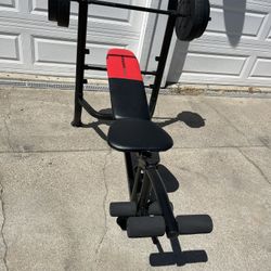 Bench press and Weights 
