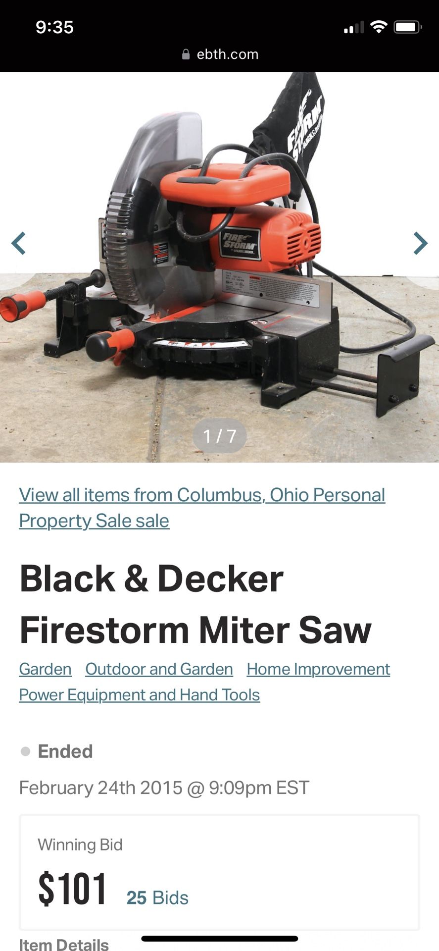 1: The Black and Decker Firestorm Toolkit [9]