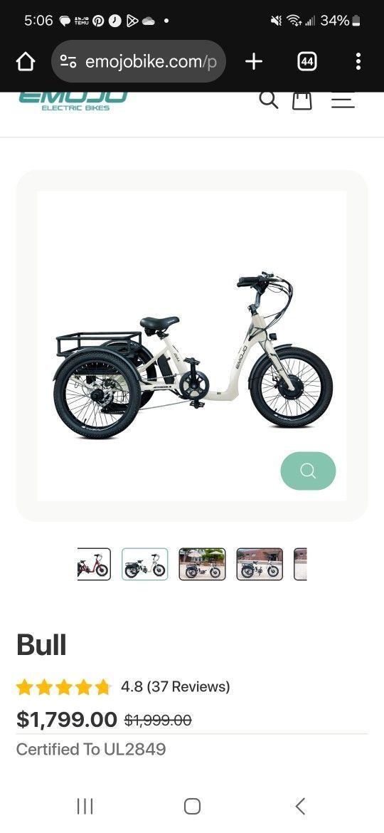 Electric Bike With Loads Of Free Accessories Brand New