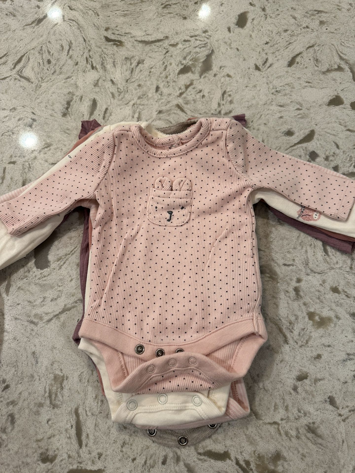 Baby 6-Pack Long-Sleeve Bodysuits