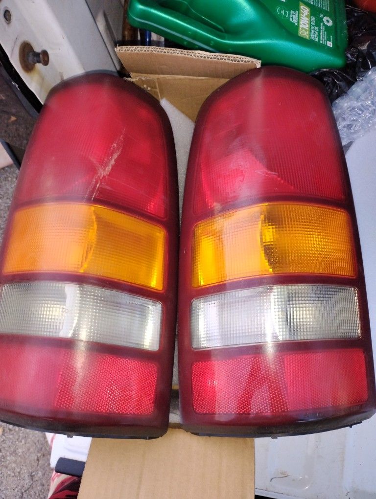 Tail Lights Set Off An 02 Chevy Silverado 1500