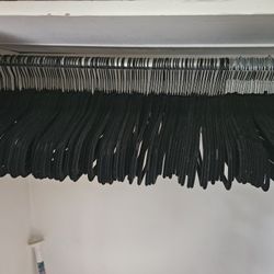 132 Black Velvet Hangers