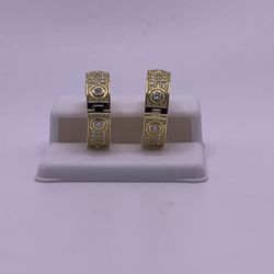 Lab Diamond Silver Earrings