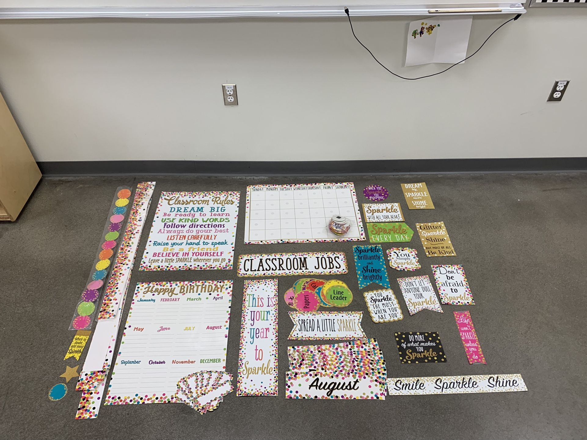 Confetti Classroom Decor